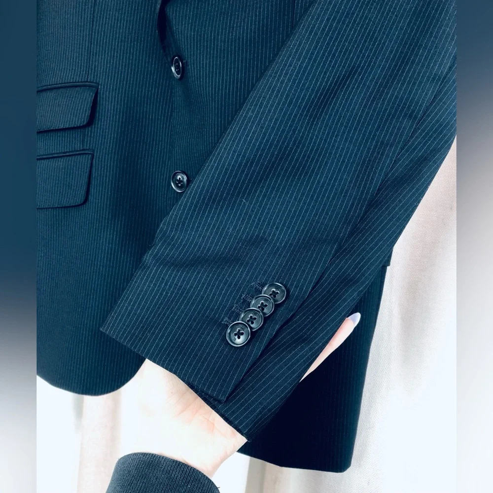Banana Republic Blazer Sport Coat 40R Mens Modern Slim Fit Marzotto Italian Wool